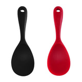 Max Silicone Non-Stick Rice Paddle Rice Spoon for Home/Outdoor Camping BBQ Red