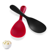 Max Silicone Non-Stick Rice Paddle Rice Spoon for Home/Outdoor Camping BBQ Red