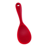 Max Silicone Non-Stick Rice Paddle Rice Spoon for Home/Outdoor Camping BBQ Red