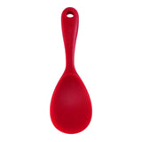 Max Silicone Non-Stick Rice Paddle Rice Spoon for Home/Outdoor Camping BBQ Red