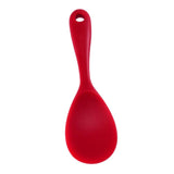 Max Silicone Non-Stick Rice Paddle Rice Spoon for Home/Outdoor Camping BBQ Red