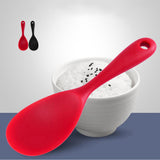 Max Silicone Non-Stick Rice Paddle Rice Spoon for Home/Outdoor Camping BBQ Red