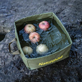 Max Collapsible Water Bucket Camp Bucket Wash Basin Pail Container Green