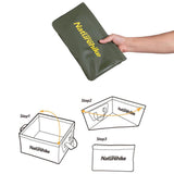 Max Collapsible Water Bucket Camp Bucket Wash Basin Pail Container Green