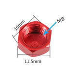 Max Crank Nut Baitcasting Reel Fishing Reel Handle Screw Nut Red Right Hand