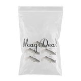 Max 5 Pieces Soft Fishing Lures Swimbaits Multicolor Baits with Hooks Black 1