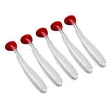 Max 5 Pieces PVC Fishing Lure Bait Artificial Bait Tackle with T-tail 9cm 4.6g A