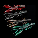 Max 10 Pieces Bionic Shrimp Bait Swim Posture Artificial Fishing Lure Multicolor