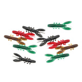 Max 10 Pieces Bionic Shrimp Bait Swim Posture Artificial Fishing Lure Multicolor