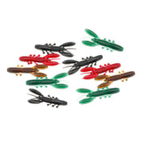 Max 10 Pieces Bionic Shrimp Bait Swim Posture Artificial Fishing Lure Multicolor