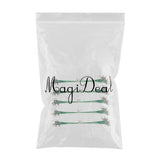 Max 50pcs Fishing Wire Leaders with Safety Snaps and Barrel Swivels Green 15cm