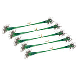 Max 50pcs Fishing Wire Leaders with Safety Snaps and Barrel Swivels Green 15cm