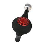 Max Fishing Handle Reel Single Knob Replacements Baitcasting Accessory Black