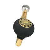 Max Fishing Handle Reel Single Knob Replacements Baitcasting Accessory Golden