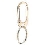 Max 10 Pcs Spring Backpack Clasps Climbing Carabiners Keychain Camping Silver