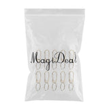 Max 10 Pcs Spring Backpack Clasps Climbing Carabiners Keychain Camping Silver