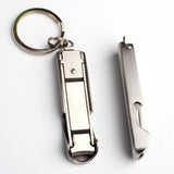 Max 2-in-1 Stainless Steel Nail Clippers Ultra-thin Simple with Bottle Opener