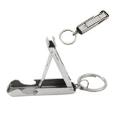 Max 2-in-1 Stainless Steel Nail Clippers Ultra-thin Simple with Bottle Opener