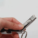 Max 2-in-1 Stainless Steel Nail Clippers Ultra-thin Simple with Bottle Opener