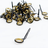Max 10x Stainless Steel Fishing Rod Guides Fishing Rod Tip Repair Kit Gold 10