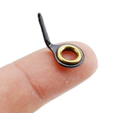 Max 10x Stainless Steel Fishing Rod Guides Fishing Rod Tip Repair Kit Gold 10
