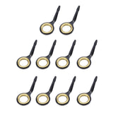 Max 10x Stainless Steel Fishing Rod Guides Fishing Rod Tip Repair Kit Gold 10