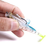 Max Soft Lead Fishing Lures Sinking Swimbaits T Tail Casting Lures 001