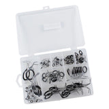 Max 85Pcs Stainless Steel Fishing Rod Guides Ring Rod Repair Kit DIY Eye Rings