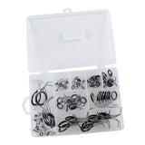 Max 85Pcs Stainless Steel Fishing Rod Guides Ring Rod Repair Kit DIY Eye Rings