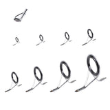 Max 85Pcs Stainless Steel Fishing Rod Guides Ring Rod Repair Kit DIY Eye Rings