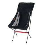 Max Multi-functional Beach Camping Folding Chairs Fishing Deck Chair Black