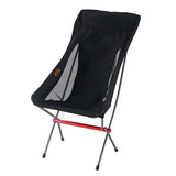 Max Multi-functional Beach Camping Folding Chairs Fishing Deck Chair Black