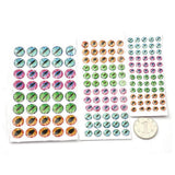 Max Fishing Lure Eyes 4D Holographic Eyes Fly Tying Jigs Crafts DIY 6mm-60 Pieces