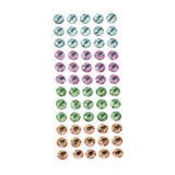 Max Fishing Lure Eyes 4D Holographic Eyes Fly Tying Jigs Crafts DIY 6mm-60 Pieces