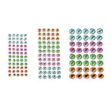 Max Fishing Lure Eyes 4D Holographic Eyes Fly Tying Jigs Crafts DIY 6mm-60 Pieces