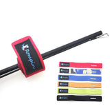 Max Fishing Rod Tie Rod Strap Belt Fishing Accessories Pole Fastener Black