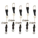 Max Maxb 5/10pcs Fishing Rolling Swivels Connector Hook Line Connector 5 Pieces
