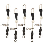 Max Maxb 5/10pcs Fishing Rolling Swivels Connector Hook Line Connector 5 Pieces