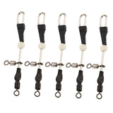 Max Maxb 5/10pcs Fishing Rolling Swivels Connector Hook Line Connector 5 Pieces