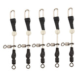 Max Maxb 5/10pcs Fishing Rolling Swivels Connector Hook Line Connector 5 Pieces