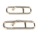 Max Maxb 100pcs Fishing Snap Swivel Hook Hawaii Snap Bass Fishing Connector L