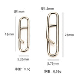 Max Maxb 100pcs Fishing Snap Swivel Hook Hawaii Snap Bass Fishing Connector S