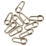 Max Maxb 100pcs Stainless Steel Bent Head Oval Split Ring Fishing Tackle Connector S