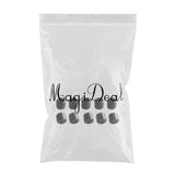 Max 10pcs Fishing Rod Guides Ring DIY Pole Guide Repair Black Cylindrical 03