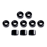 Max 10pcs Fishing Rod Guides Ring DIY Pole Guide Repair Black Cylindrical 05