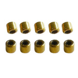 Max 10pcs Fishing Rod Guides Ring DIY Pole Guide Repair Golden Cylindrical 03