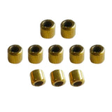 Max 10pcs Fishing Rod Guides Ring DIY Pole Guide Repair Golden Cylindrical 03