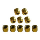 Max 10pcs Fishing Rod Guides Ring DIY Pole Guide Repair Golden Cylindrical 04