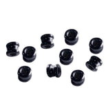 Max 10pcs Fishing Rod Guides Ring DIY Pole Guide Repair Black Groove 03