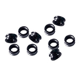 Max 10pcs Fishing Rod Guides Ring DIY Pole Guide Repair Black Groove 06